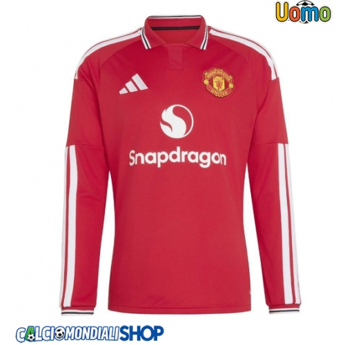 Maglie da calcio Manchester United Prima Maglia 2026-27 Manica Lunga